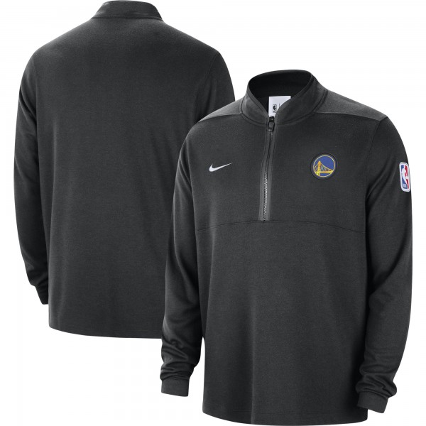 Кофта на короткой молнии Golden State Warriors Nike 2023/24 Authentic Performance - Black
