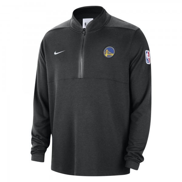 Кофта на короткой молнии Golden State Warriors Nike 2023/24 Authentic Performance - Black