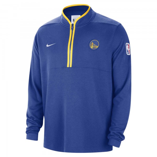 Кофта на короткой молнии Golden State Warriors Nike 2023/24 Authentic Performance - Royal