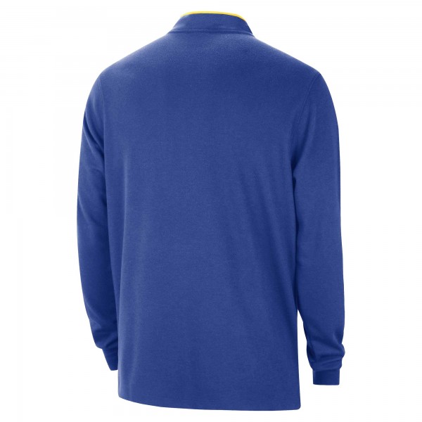 Кофта на короткой молнии Golden State Warriors Nike 2023/24 Authentic Performance - Royal