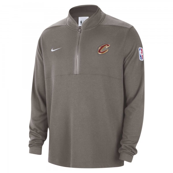 Кофта на короткой молнии Cleveland Cavaliers Nike 2023/24 Authentic Performance - Olive