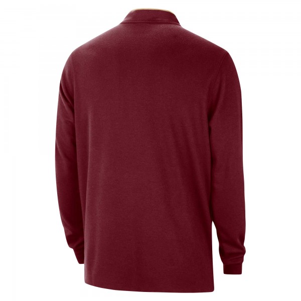 Кофта на короткой молнии Cleveland Cavaliers Nike 2023/24 Authentic Performance - Wine