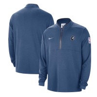 Кофта на короткой молнии Minnesota Timberwolves Nike Authentic Performance - Blue