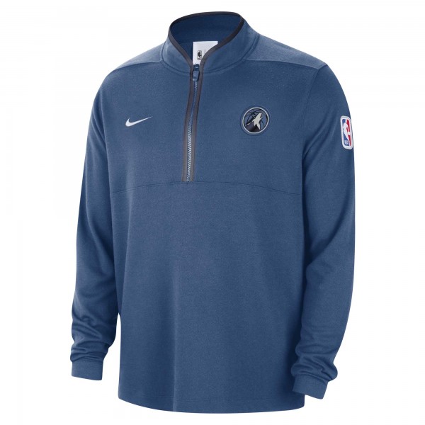Кофта на короткой молнии Minnesota Timberwolves Nike Authentic Performance - Blue