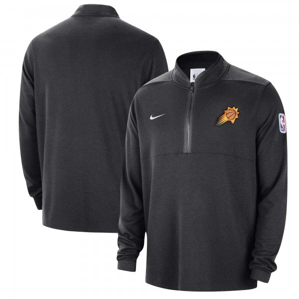 Кофта на короткой молнии Phoenix Suns Nike 2023/24 Authentic Performance - Black