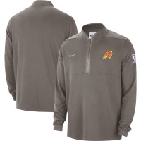 Кофта на короткой молнии Phoenix Suns Nike 2023/24 Authentic Performance - Olive
