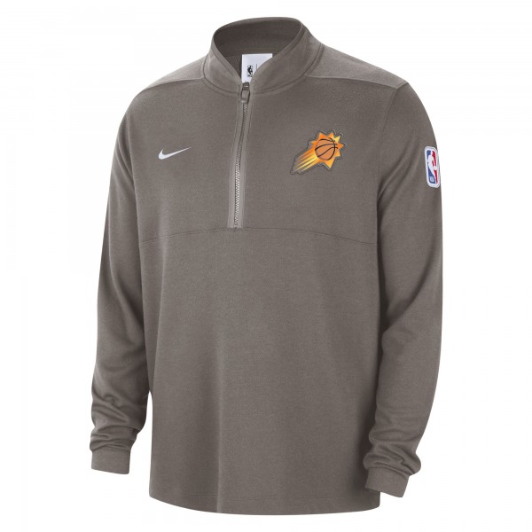 Кофта на короткой молнии Phoenix Suns Nike 2023/24 Authentic Performance - Olive