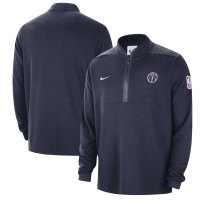 Кофта на короткой молнии Washington Wizards Nike 2023/24 Authentic Performance - Navy