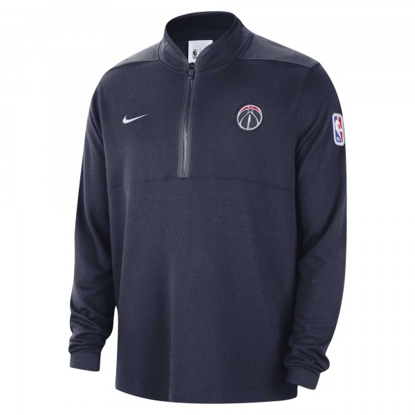 Кофта на короткой молнии Washington Wizards Nike 2023/24 Authentic Performance - Navy