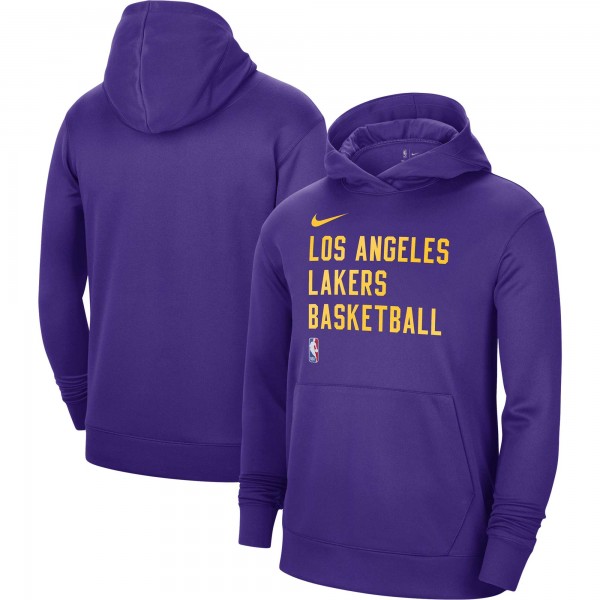Толстовка Los Angeles Lakers Nike Unisex 2023/24 Performance Spotlight On-Court Practice - Purple