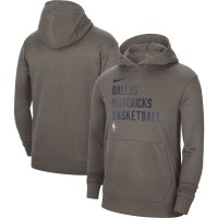 Толстовка Dallas Mavericks Nike Unisex 2023/24 Performance Spotlight On-Court Practice - Gray