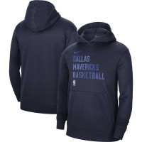 Толстовка Dallas Mavericks Nike Unisex 2023/24 Performance Spotlight On-Court Practice - Navy