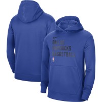 Толстовка Dallas Mavericks Nike Unisex 2023/24 Performance Spotlight On-Court Practice - Royal