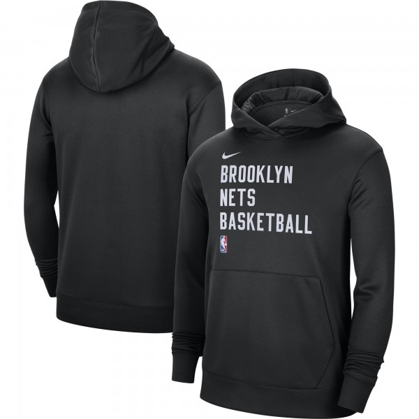 Толстовка Brooklyn Nets Nike Unisex 2023/24 Performance Spotlight On-Court Practice - Black
