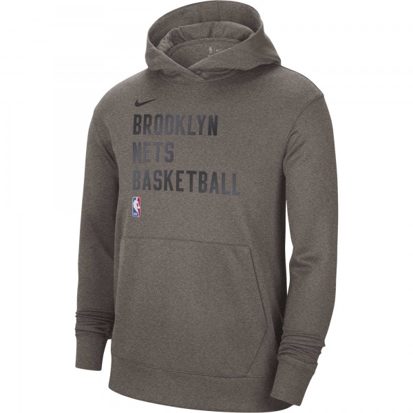 Толстовка Brooklyn Nets Nike Unisex 2023/24 Performance Spotlight On-Court Practice - Heather Gray
