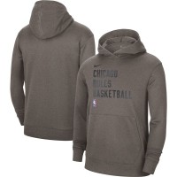 Толстовка Chicago Bulls Nike Unisex 2023/24 Performance Spotlight On-Court Practice - Olive