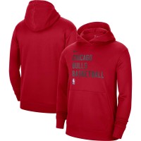 Толстовка Unisex Chicago Bulls Nike Red 2023/24 Performance Spotlight On-Court Practice