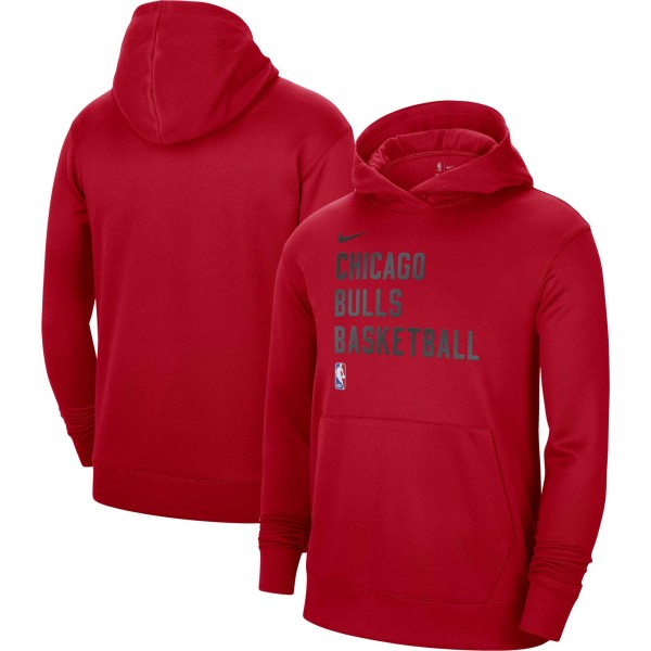 Толстовка Unisex Chicago Bulls Nike Red 2023/24 Performance Spotlight On-Court Practice