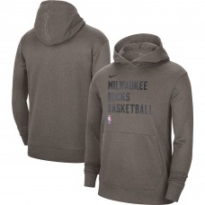 Толстовка Milwaukee Bucks Nike Unisex 2023/24 Performance Spotlight On-Court Practice - Olive