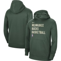 Толстовка Milwaukee Bucks Nike Unisex 2023/24 Performance Spotlight On-Court Practice - Hunter Green
