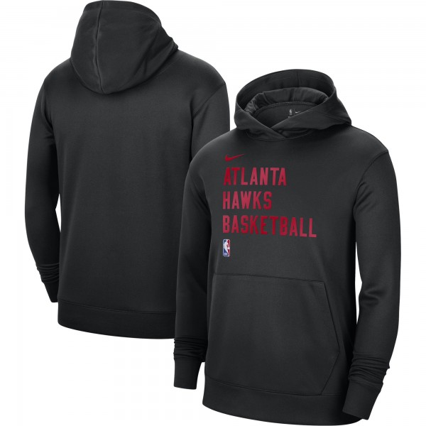 Толстовка Atlanta Hawks Nike Unisex 2023/24 Performance Spotlight On-Court Practice - Black