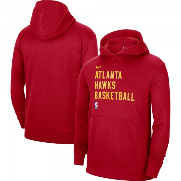 Толстовка Atlanta Hawks Nike Unisex 2023/24 Performance Spotlight On-Court Practice - Red