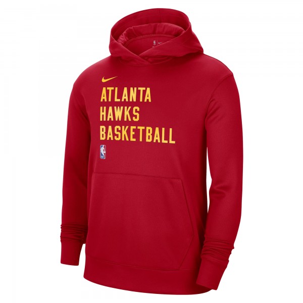 Толстовка Atlanta Hawks Nike Unisex 2023/24 Performance Spotlight On-Court Practice - Red