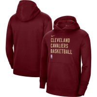 Толстовка Cleveland Cavaliers Nike Unisex 2023/24 Performance Spotlight On-Court Practice - Wine