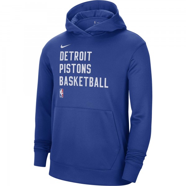 Толстовка Detroit Pistons Nike Unisex 2023/24 Performance Spotlight On-Court Practice - Blue