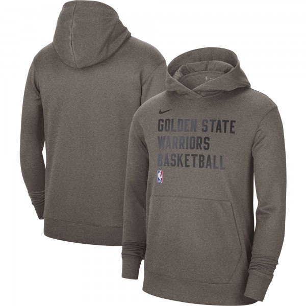 Толстовка Golden State Warriors Nike Unisex 2023/24 Performance Spotlight On-Court Practice - Olive