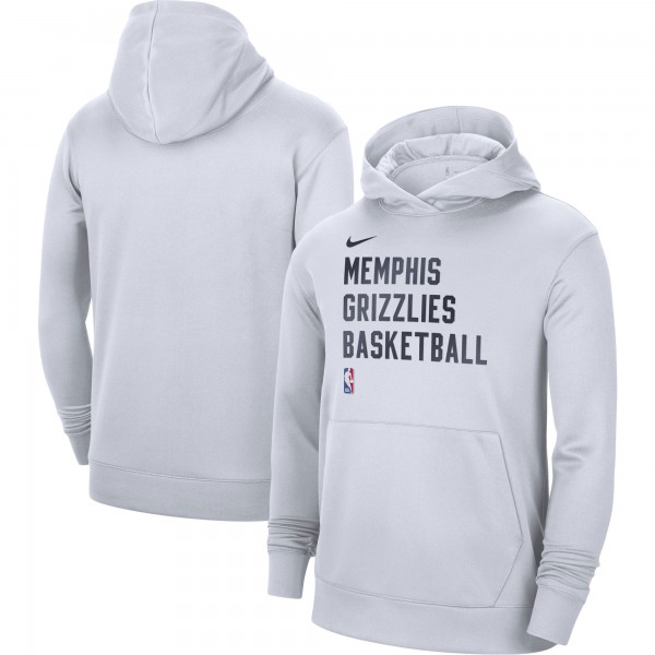 Толстовка Memphis Grizzlies Nike Unisex 2023/24 Performance Spotlight On-Court Practice - White