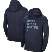 Толстовка Memphis Grizzlies Nike Unisex 2023/24 Performance Spotlight On-Court Practice - Navy