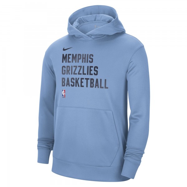 Толстовка Memphis Grizzlies Nike Unisex 2023/24 Performance Spotlight On-Court Practice - Light Blue