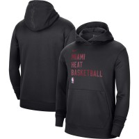 Толстовка Miami Heat Nike Unisex 2023/24 Performance Spotlight On-Court Practice - Black