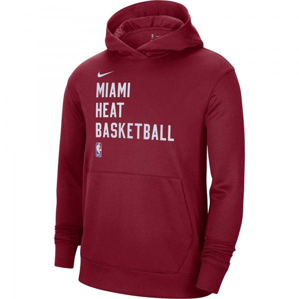 Толстовка Miami Heat Nike Unisex 2023/24 Performance Spotlight On-Court Practice - Red