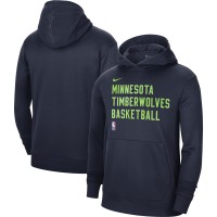 Толстовка Minnesota Timberwolves Nike Unisex 2023/24 Performance Spotlight On-Court Practice - Navy