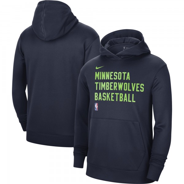 Толстовка Minnesota Timberwolves Nike Unisex 2023/24 Performance Spotlight On-Court Practice - Navy