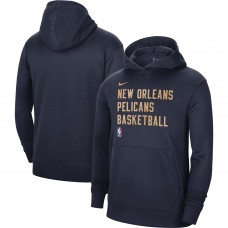 Толстовка New Orleans Pelicans Nike Unisex 2023/24 Performance Spotlight On-Court Practice - Navy