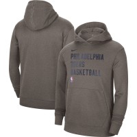 Толстовка Philadelphia 76ers Nike Unisex 2023/24 Performance Spotlight On-Court Practice - Heather Gray