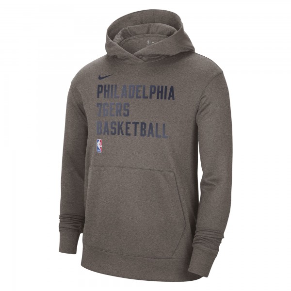 Толстовка Philadelphia 76ers Nike Unisex 2023/24 Performance Spotlight On-Court Practice - Heather Gray