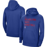 Толстовка Philadelphia 76ers Nike Unisex 2023/24 Performance Spotlight On-Court Practice - Royal