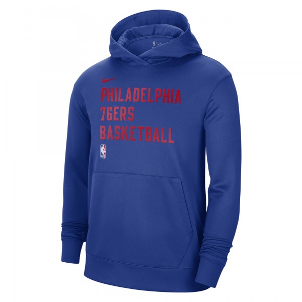 Толстовка Philadelphia 76ers Nike Unisex 2023/24 Performance Spotlight On-Court Practice - Royal