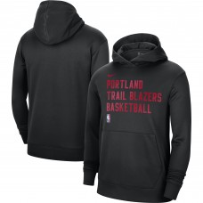 Толстовка Portland Trail Blazers Nike Unisex 2023/24 Performance Spotlight On-Court Practice - Black