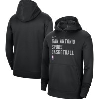 Толстовка San Antonio Spurs Nike Unisex 2023/24 Performance Spotlight On-Court Practice - Black