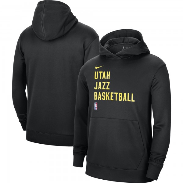 Толстовка Utah Jazz Nike Unisex 2023/24 Performance Spotlight On-Court Practice - Black