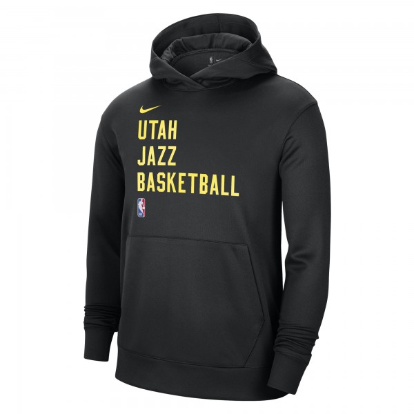 Толстовка Utah Jazz Nike Unisex 2023/24 Performance Spotlight On-Court Practice - Black