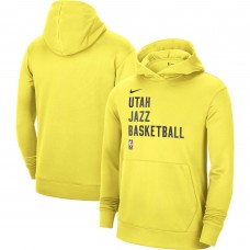 Толстовка Utah Jazz Nike Unisex 2023/24 Performance Spotlight On-Court Practice - Yellow