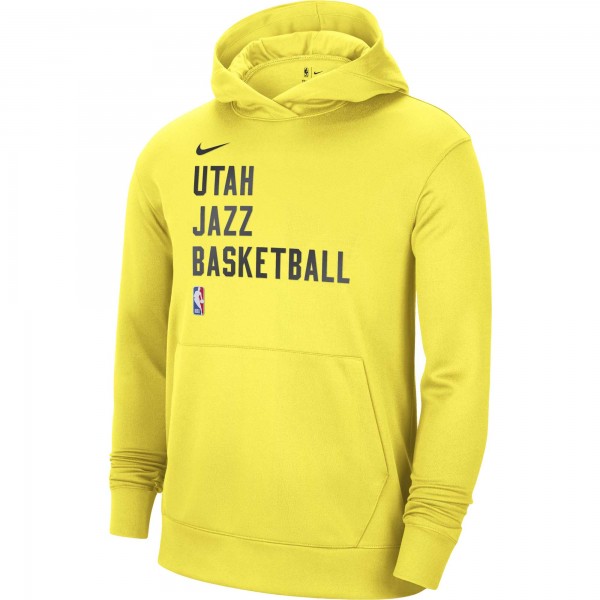 Толстовка Utah Jazz Nike Unisex 2023/24 Performance Spotlight On-Court Practice - Yellow