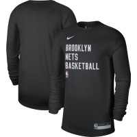 Футболка с длинным рукавом Brooklyn Nets Nike Unisex 2023/24 Legend On-Court Practice - Black