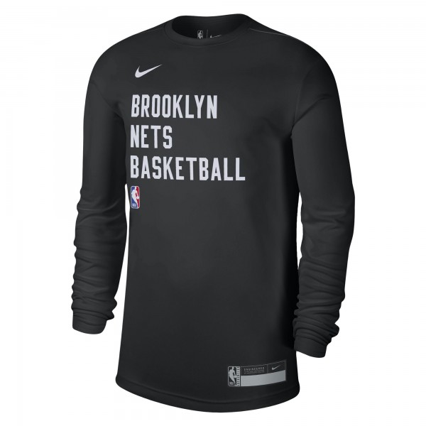 Футболка с длинным рукавом Brooklyn Nets Nike Unisex 2023/24 Legend On-Court Practice - Black